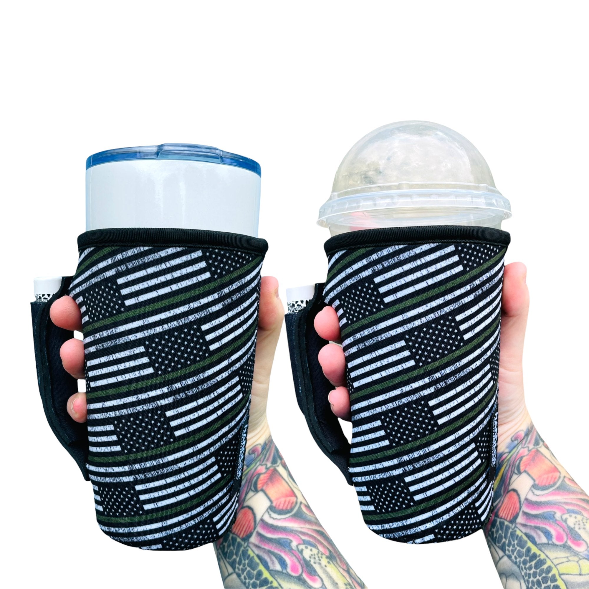 Green Line 20oz Large Coffee / Tea / Tumbler Handler™