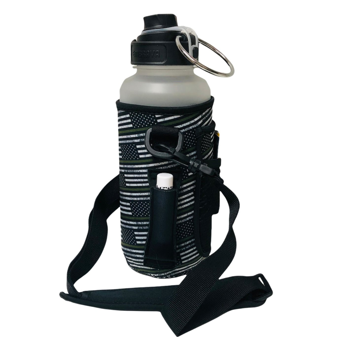 Green Line 30-40oz Tumbler Handler™  With Carrying Strap