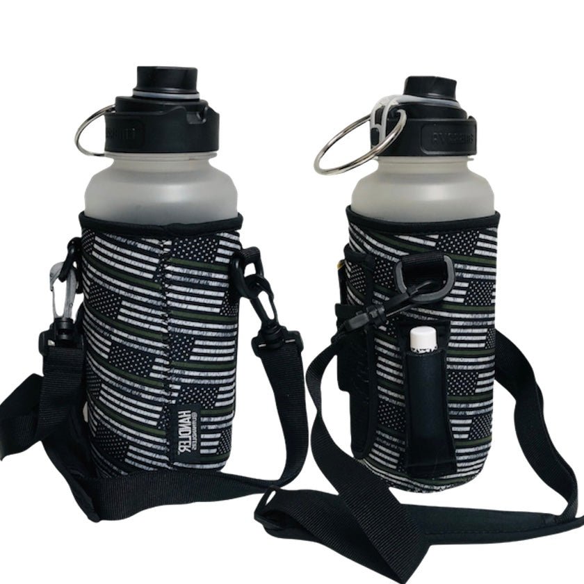 Green Line 30-40oz Tumbler Handler™  With Carrying Strap