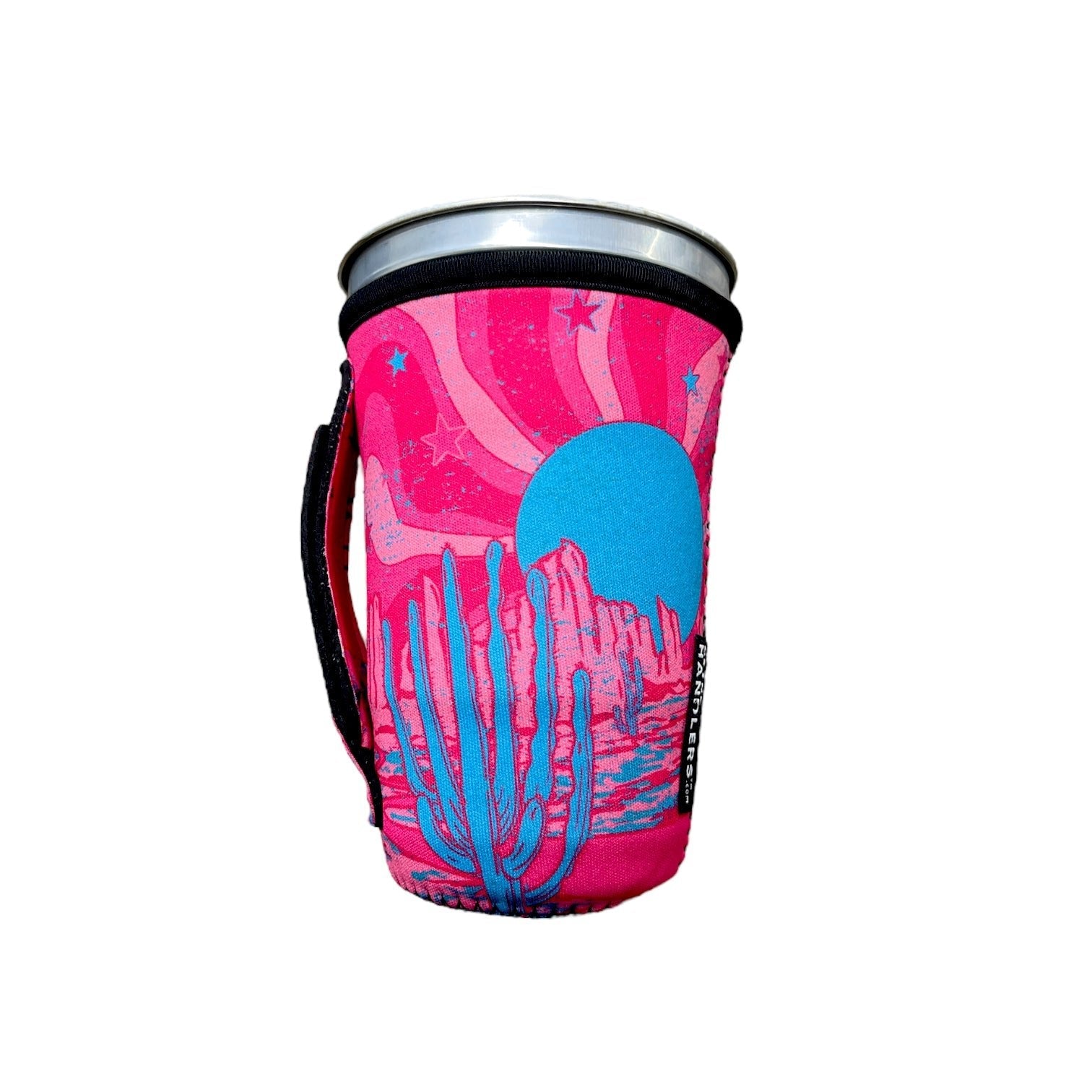 Groovy Cactus 16oz PINT Glass / Medium Fountain Drinks and Hot Coffee Handlers™