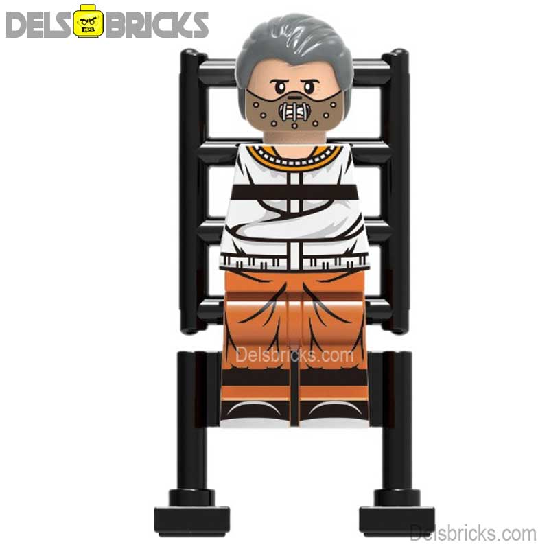 Hannibal Lecter Silence of The Lambs Lego Minifigures custom Toys NEW