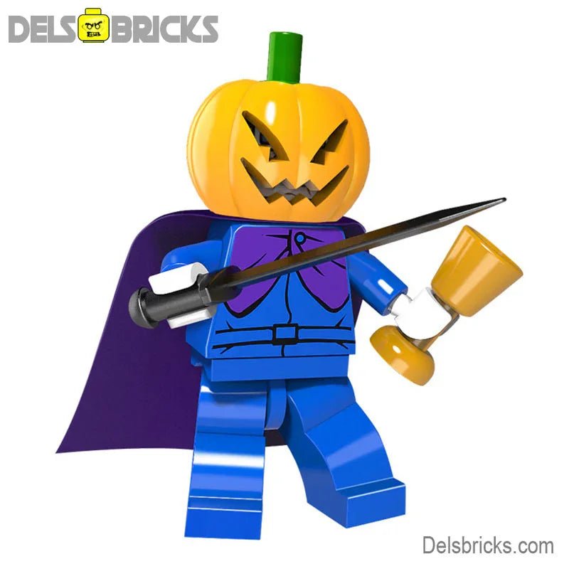 Halloween Headless Horseman Sleepy Hollow Lego Minifigures Custom Toys