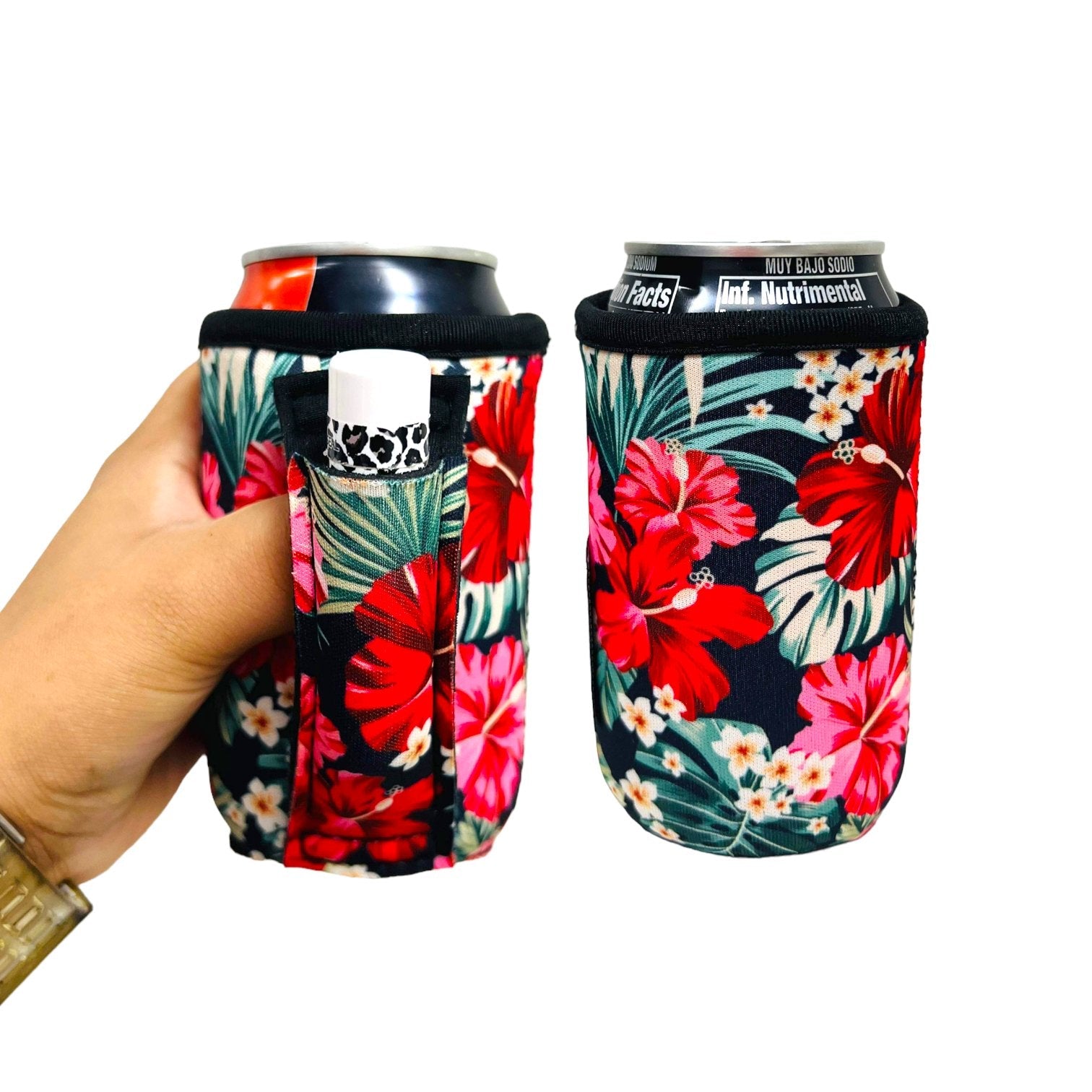 Hibiscus 12oz Stubby Can Handler™