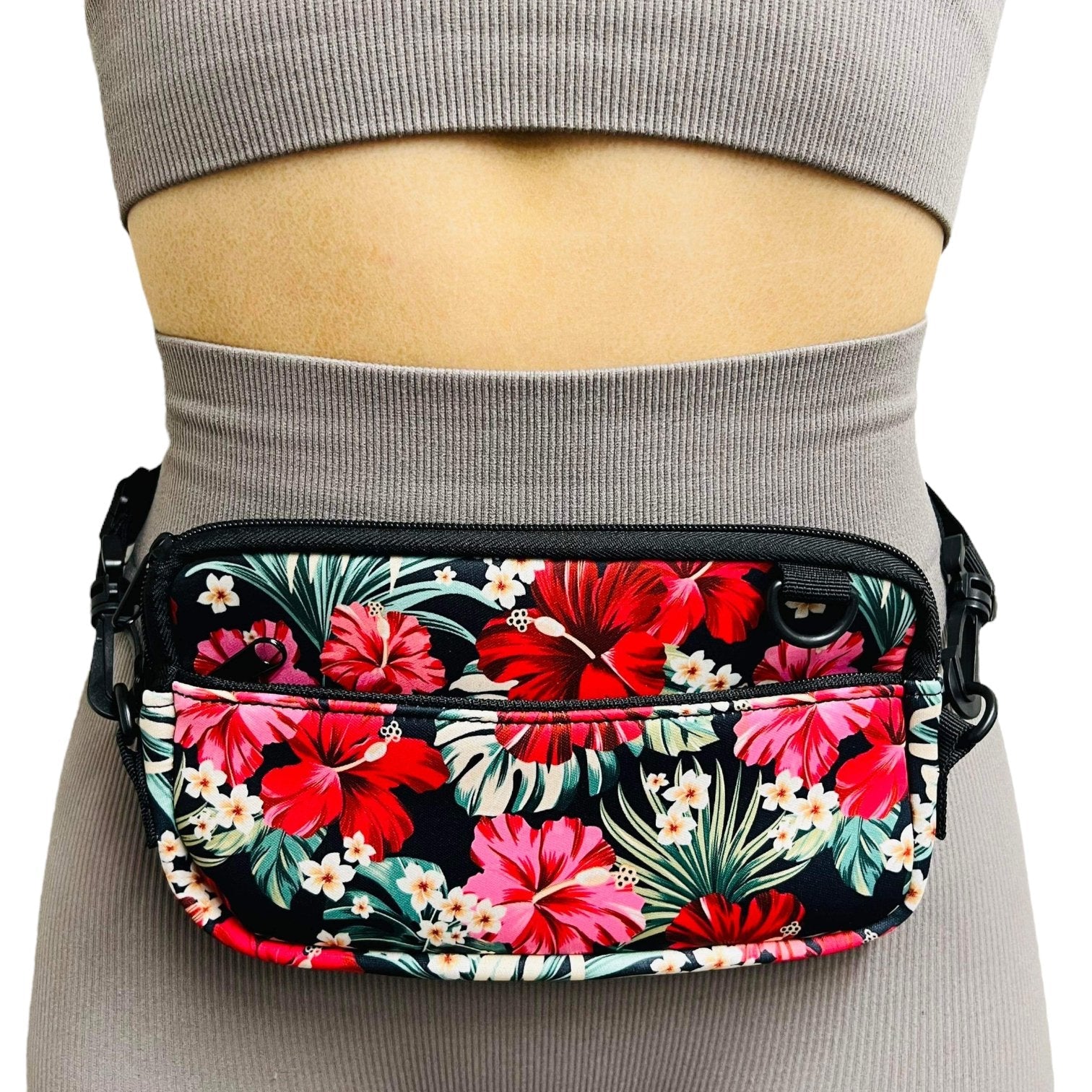 Hibiscus Cross Body Purse