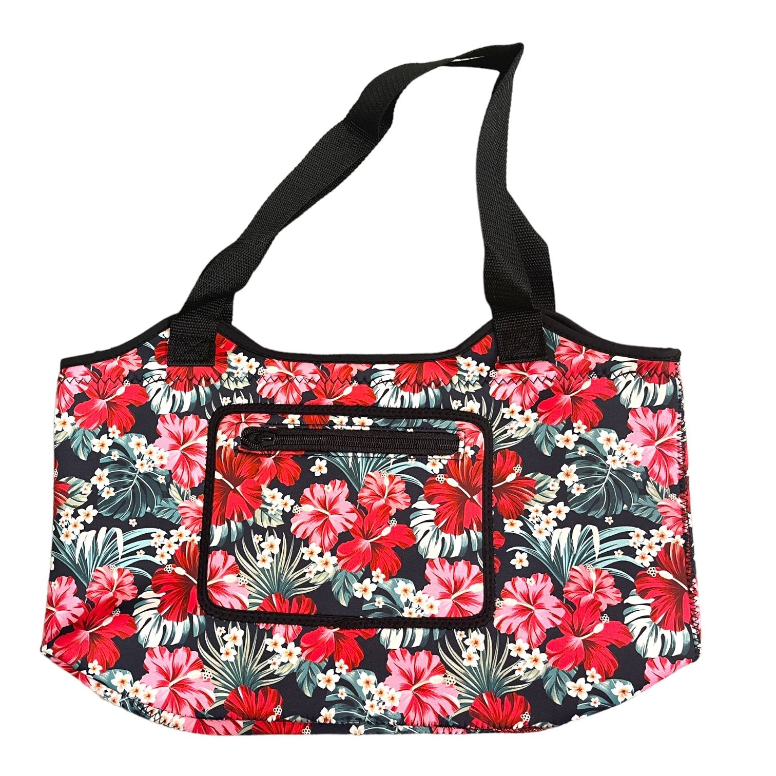 Hibiscus Neoprene Tote