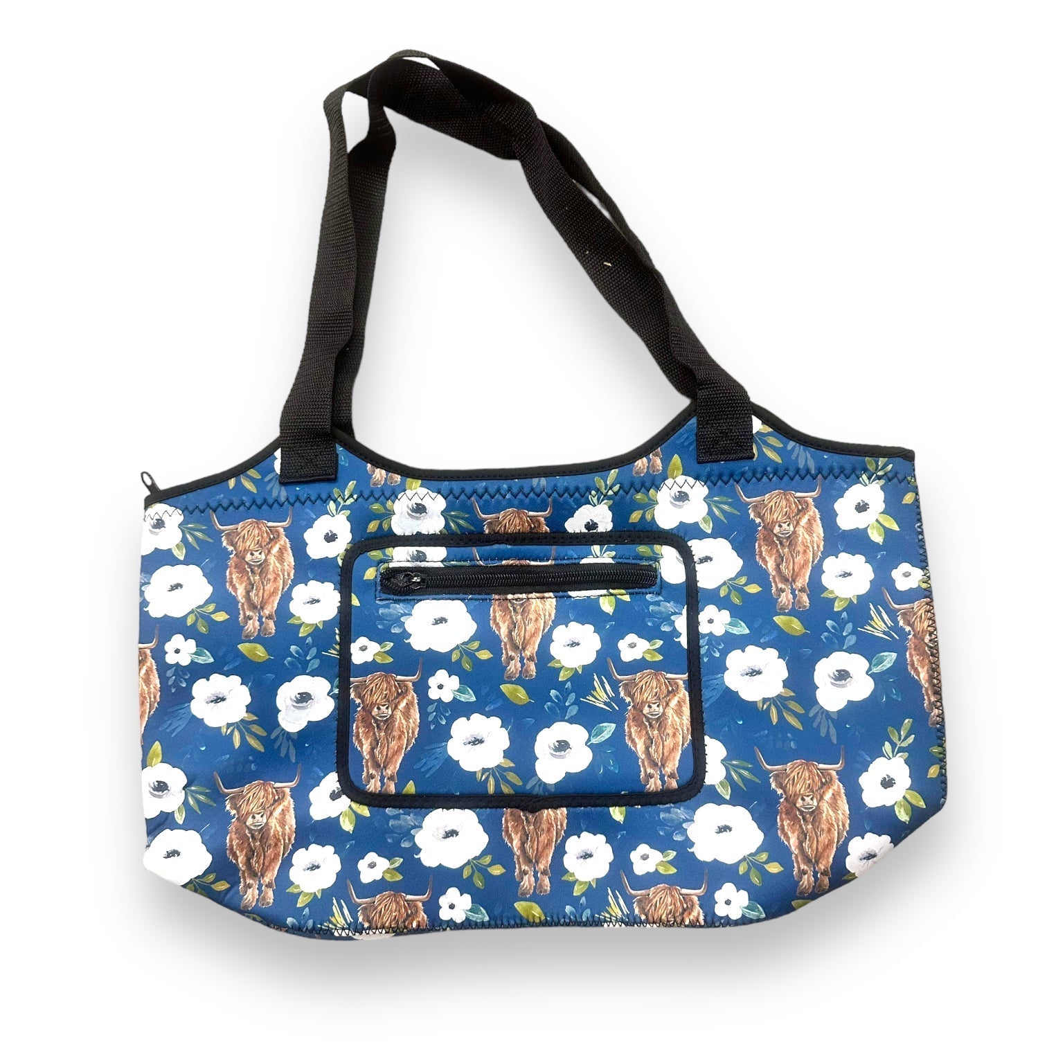 Highland Cows Neoprene Tote