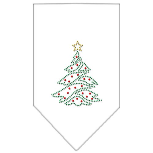 Christmas Pet and Dog Bandana Rhinestone, "Christmas Tree"