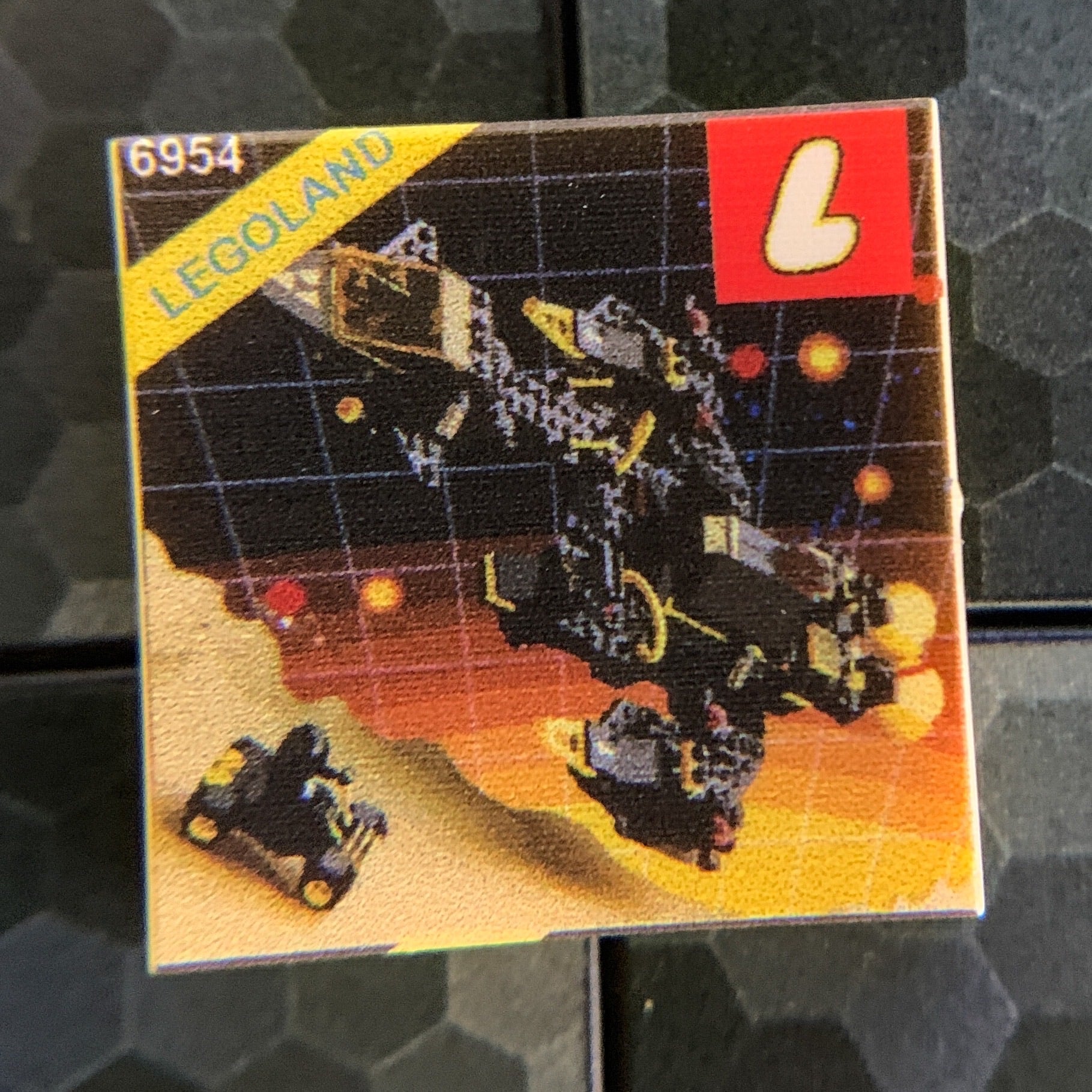 Renegade Blacktron Set 6954 - Custom Printed 2x2 Tile