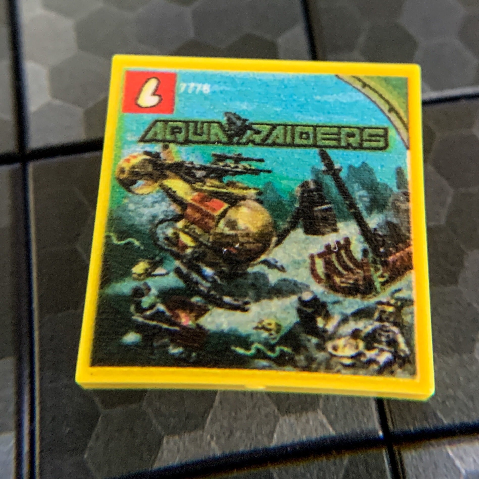 The Shipwreck Aqua Raiders Set 7776 - Custom Printed 2x2 Tile