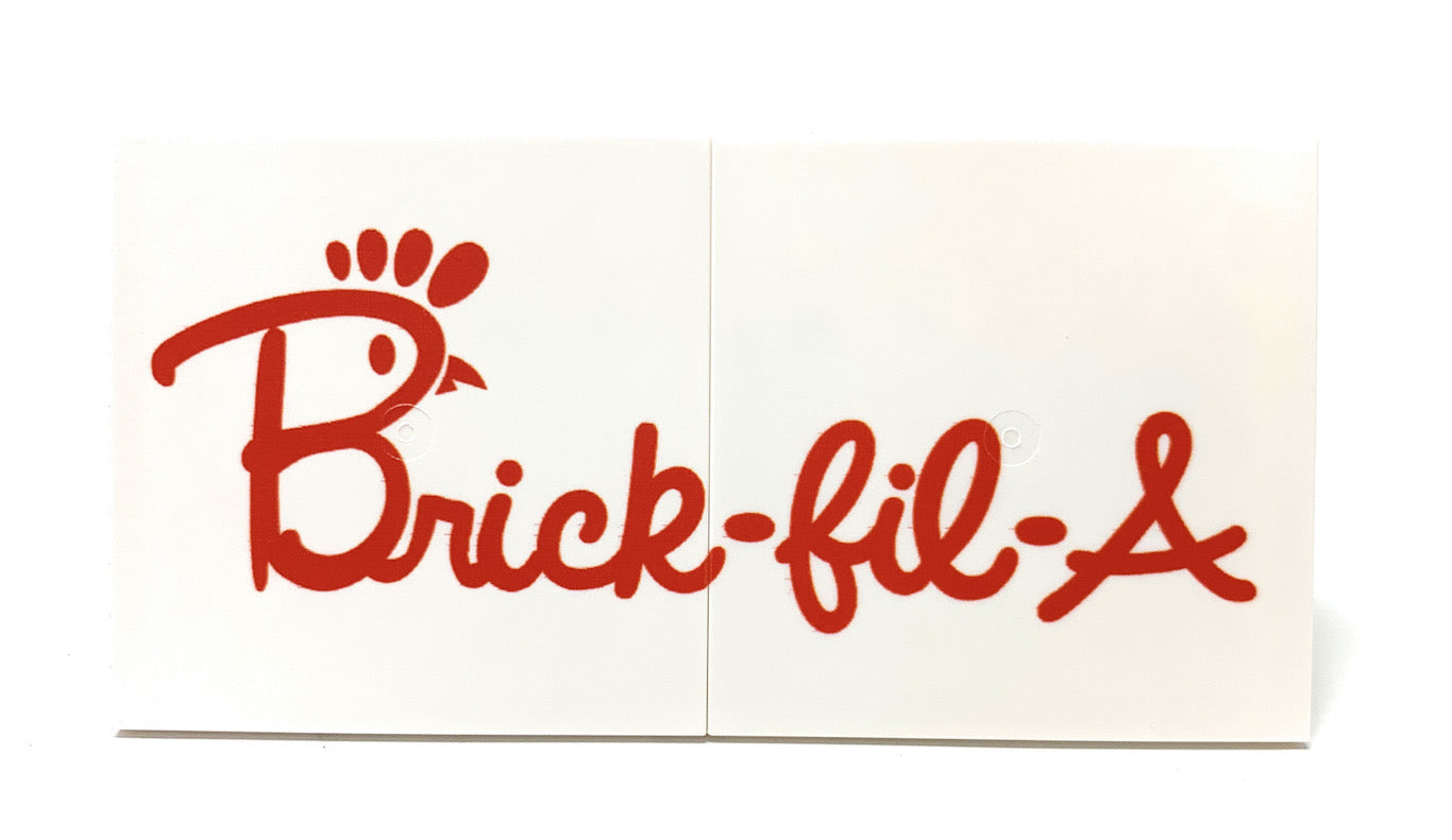 B3 Customs® Huge Brick-Fil-A 6x12 Sign