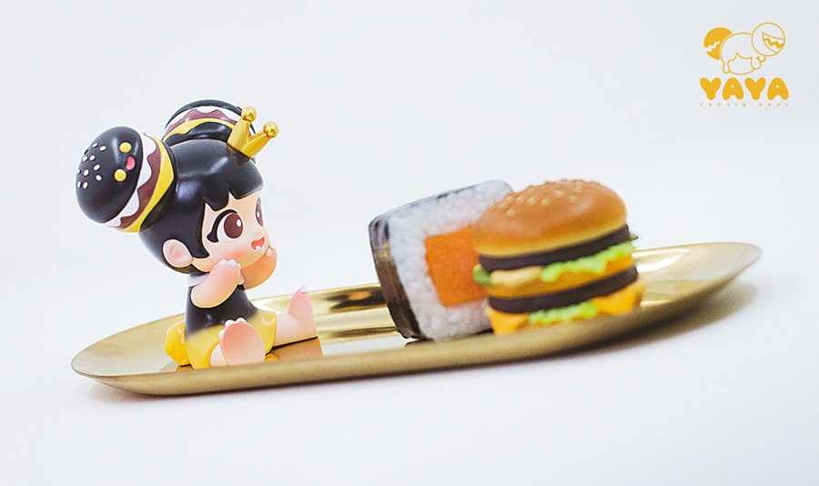 IN STOCK: [MOE DOUBLE STUDIO] LE99 Yaya-Burger-Black