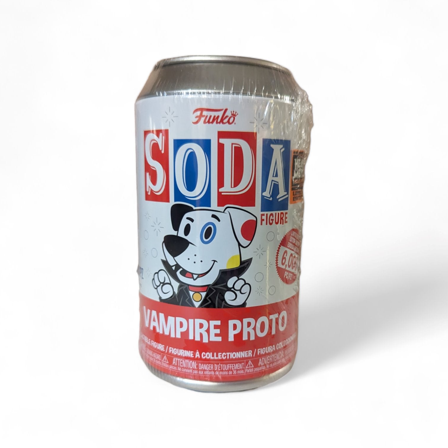 (IN STOCK NOW!) Funko Soda Vinyl: NYCC 2023 x HEAVY METAL HALLOWEEN - LE6000 Proto the Dog as Vampire (Red Label)