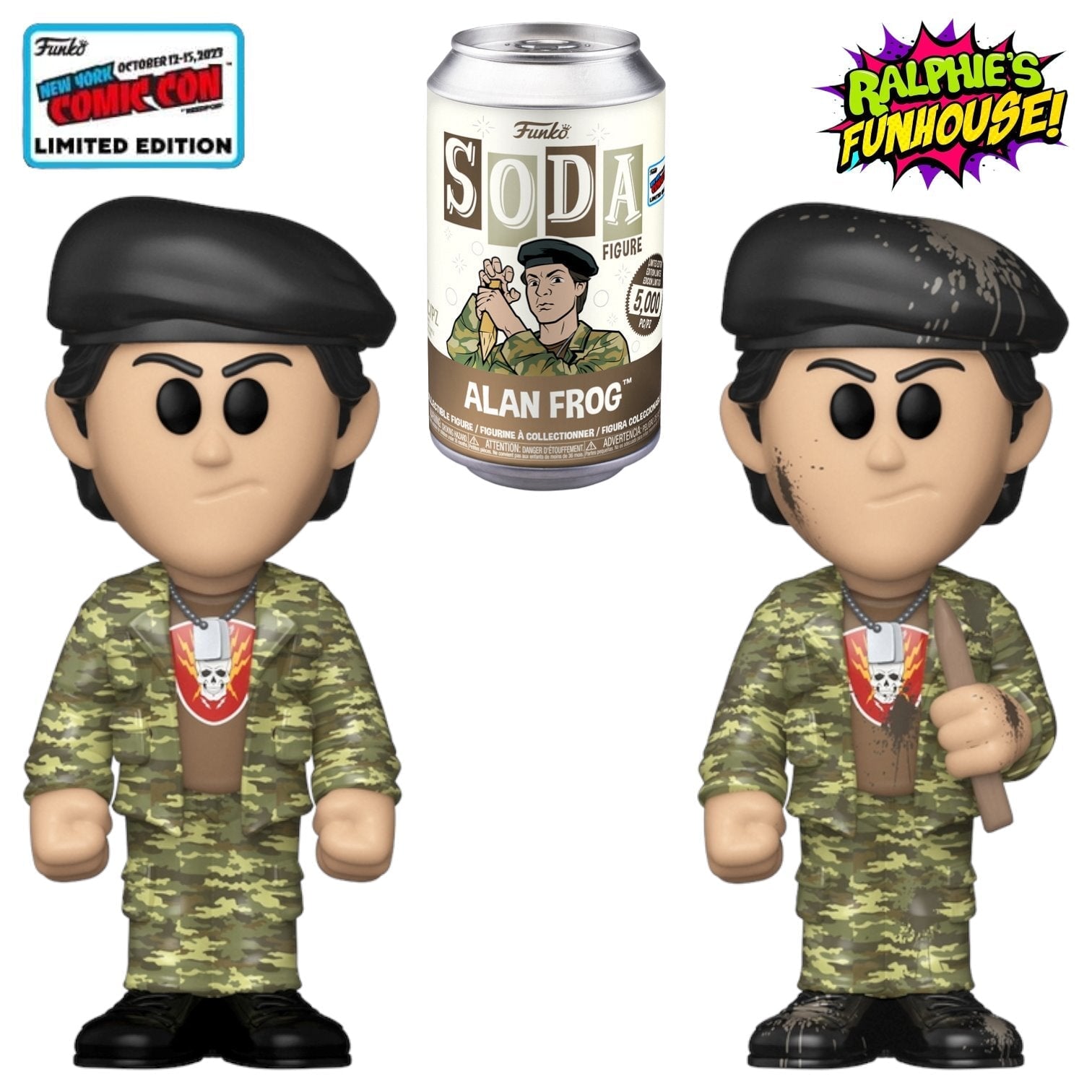 (IN STOCK NOW!) Funko Soda Vinyl: The Lost Boys - Alan Frog Sealed Can with 1 in 6 Chance at Chase (New York Comic Con Exclusive)