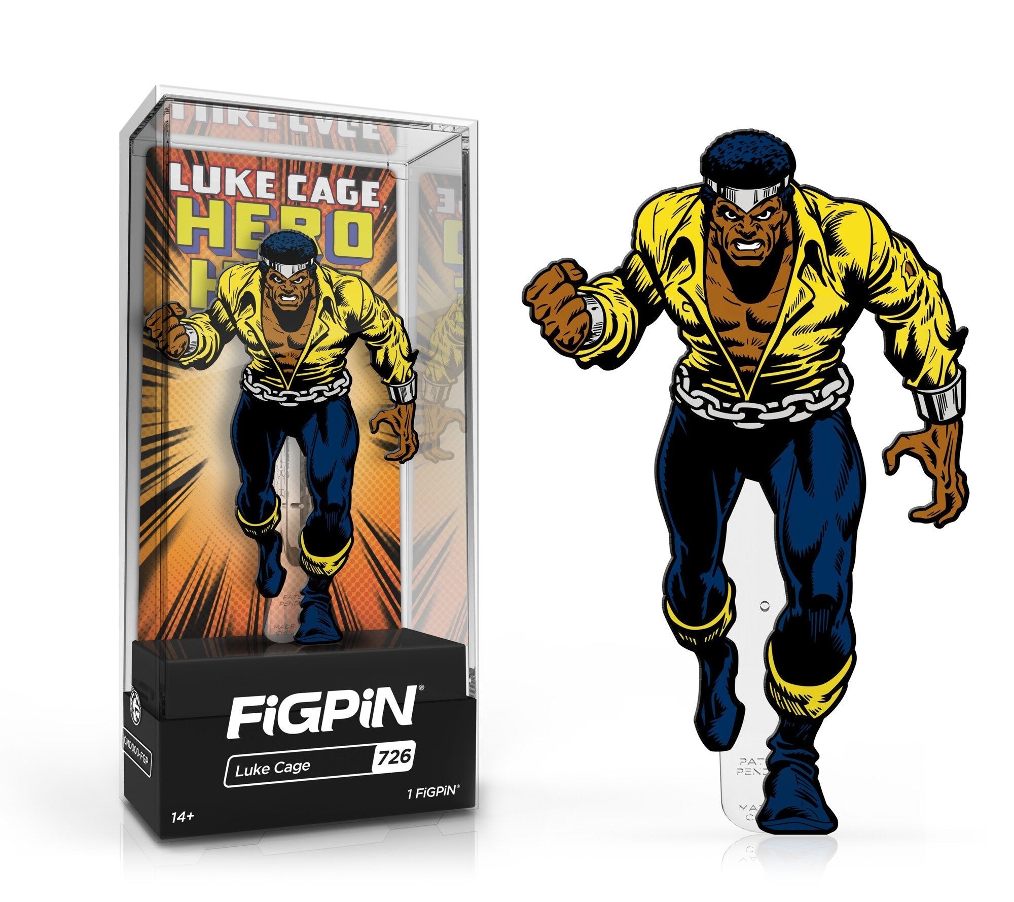 IN STOCK: FiGPiN Classic MARVEL CLASSIC COMICS Luke Cage #726 [1st Edition: LE2000]