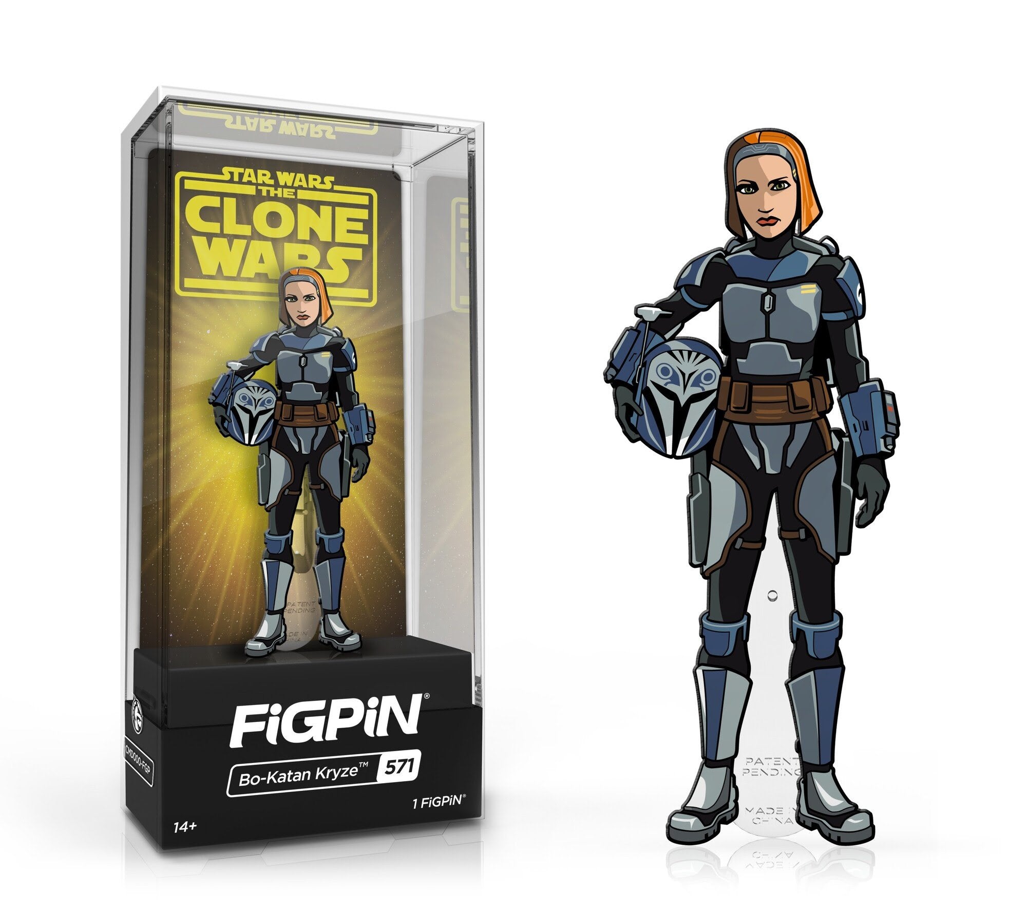 In Stock: FiGPiN Classic Star Wars: The Clone Wars Bo-Katan Kryze #571 (LE3000)