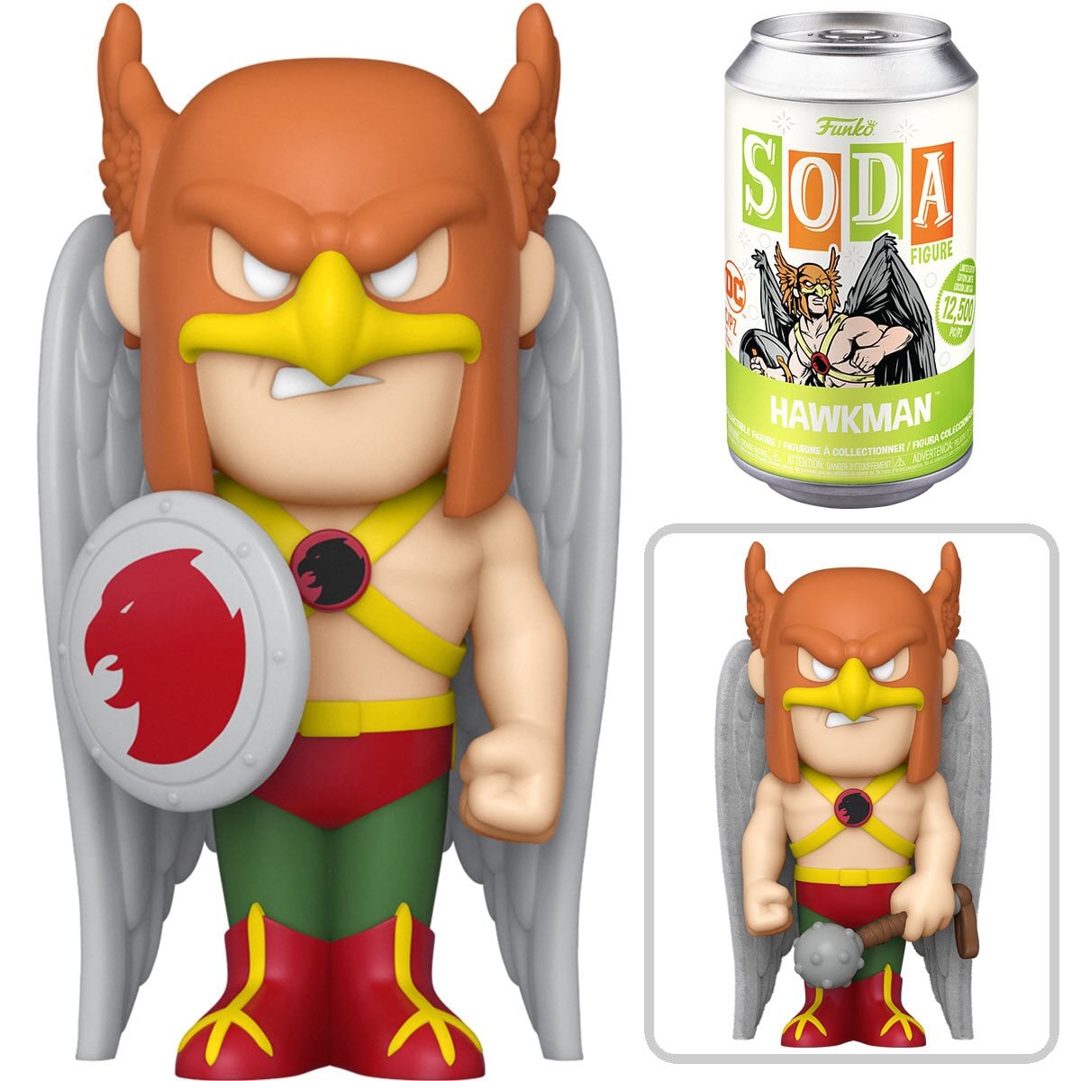 IN STOCK Vinyl SODA: DC- Hawkman (1:6 Chance at Chase)