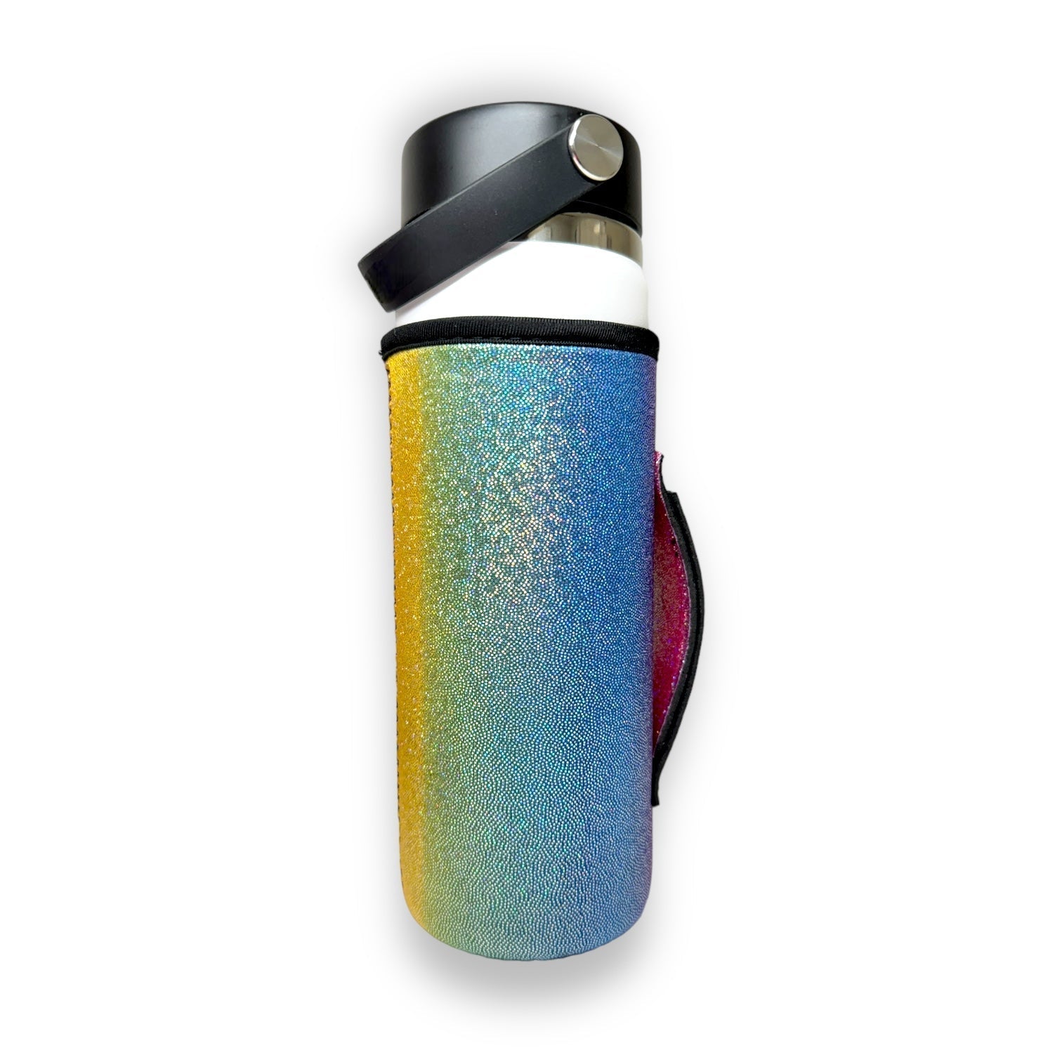 Iridescent Rainbow 16-24oz Soda & Water Bottle / Tallboy Can Handler™