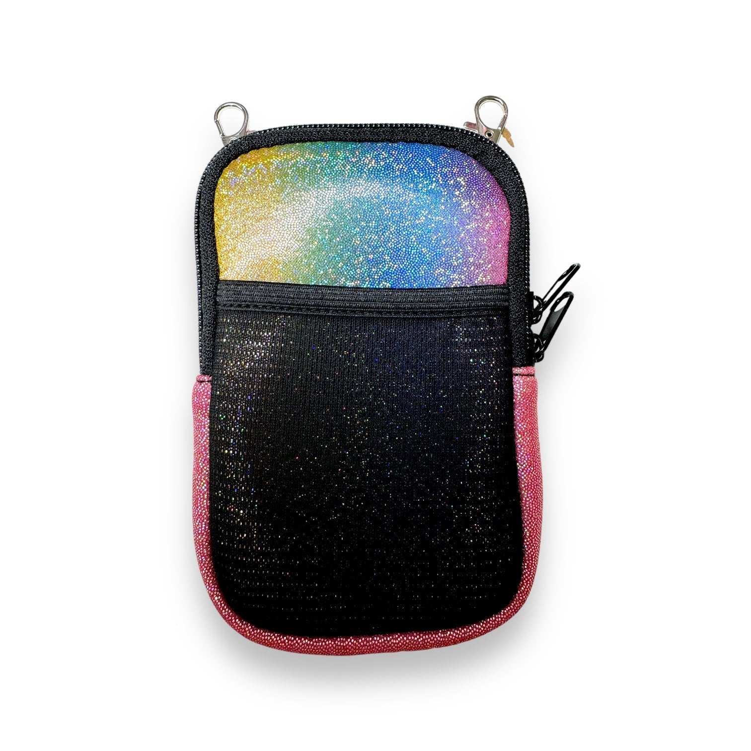 Iridescent Rainbow Clip On Pocket Attachment