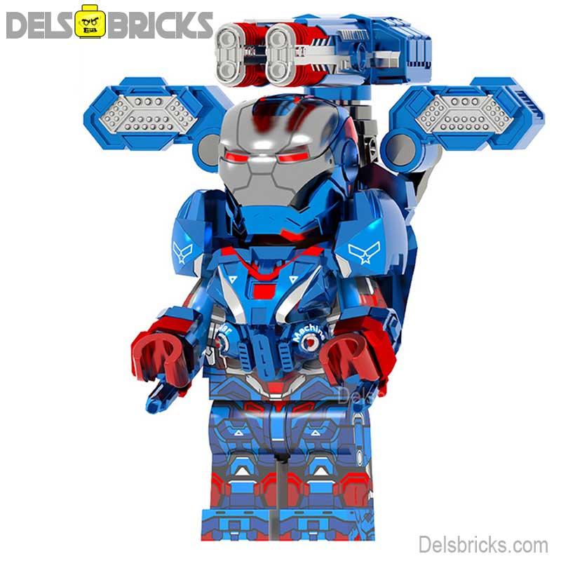 Iron Patriot James Rhodes Endgame Lego Minifigures Custom Toys 2