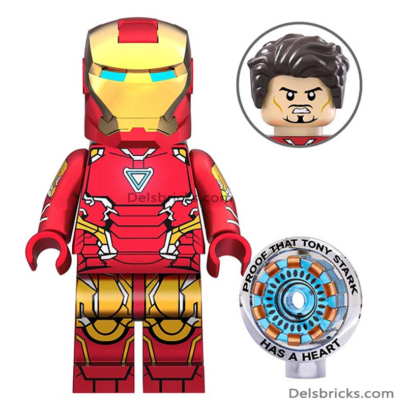 Iron Man Avengers Tony Stark Lego Minifigures Custom Toys