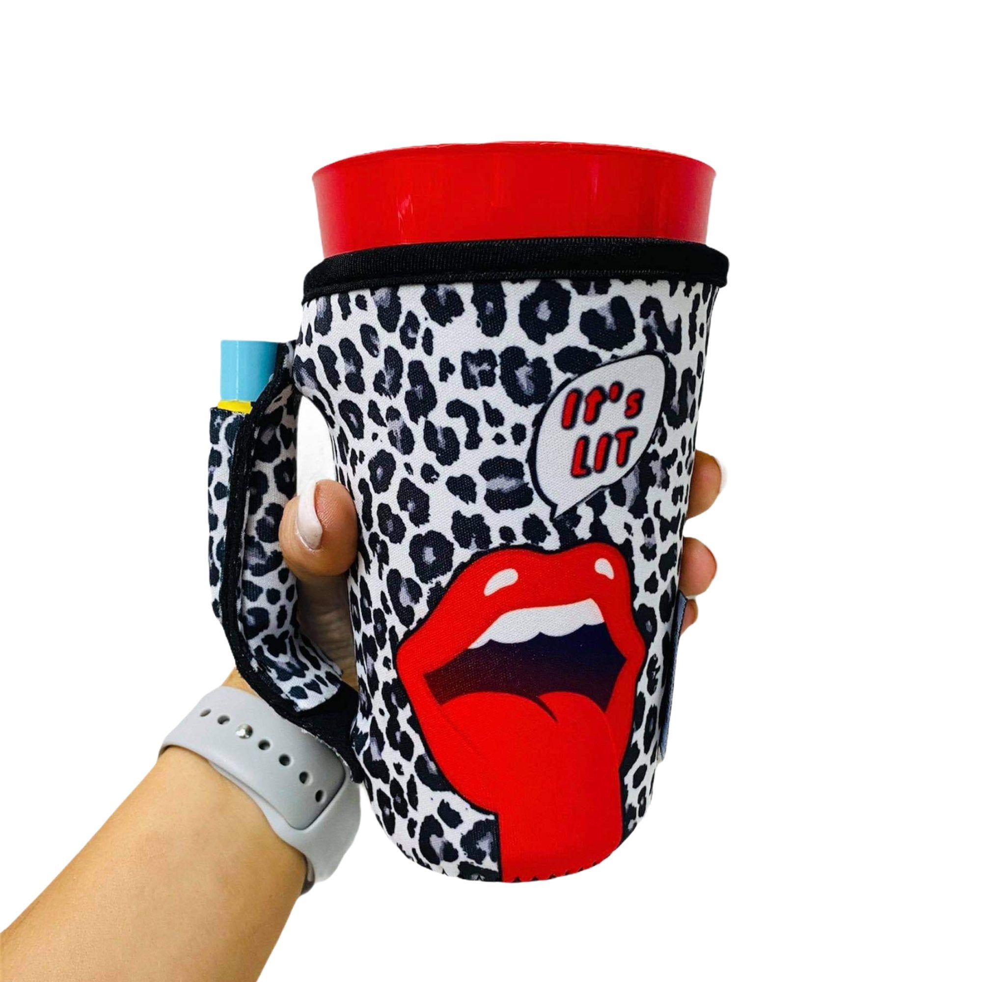 It’s Lit 16oz PINT Glass / Medium Fountain Drinks and Tumbler Handlers™