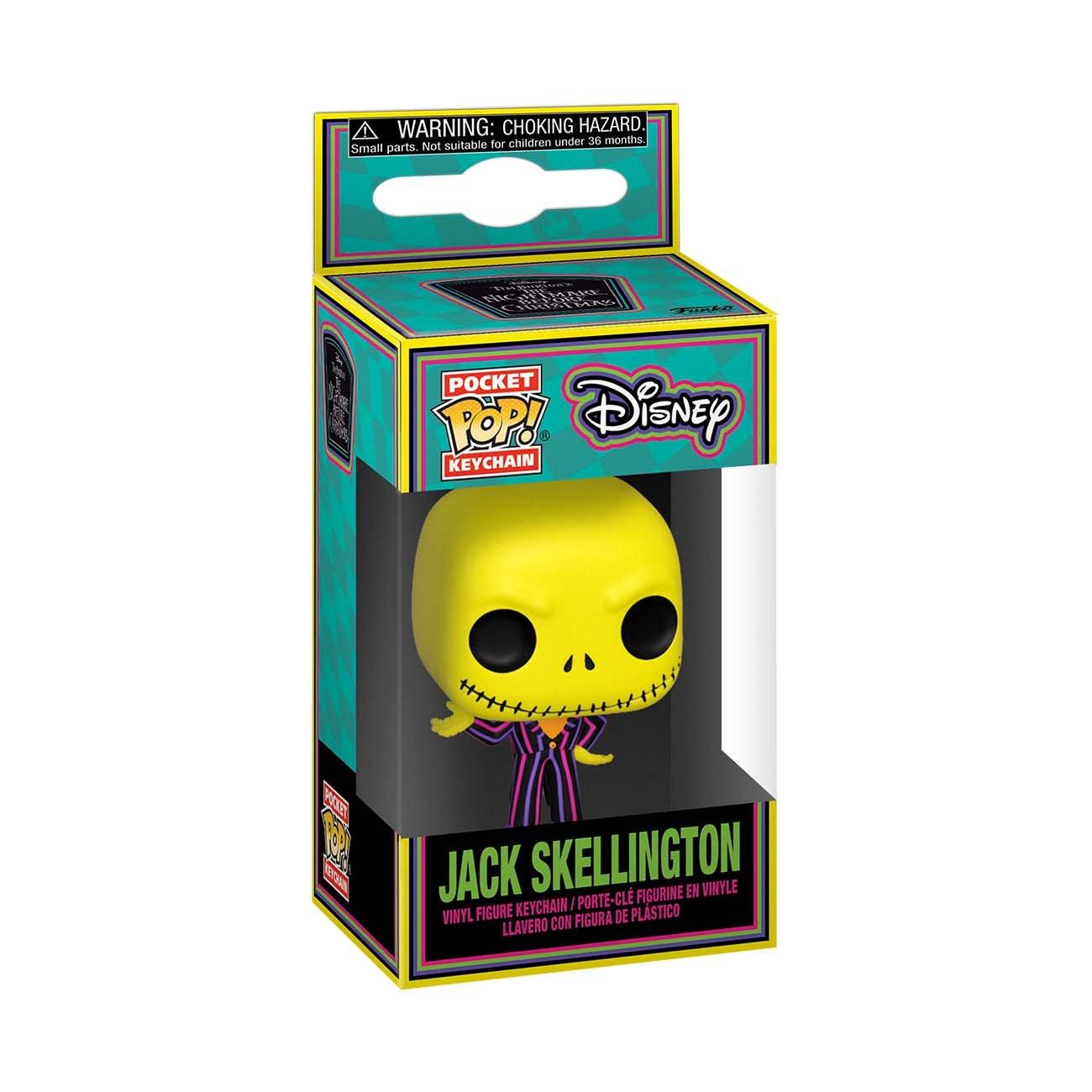 Funko Pop! Keychain Disney: The Nightmare Before Christmas - Jack Skellington Blacklight