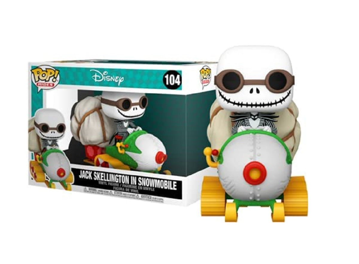 Funko Pop! Ride Super Deluxe: Nightmare Before Christmas - Jack and Snowmobile Vinyl Figure