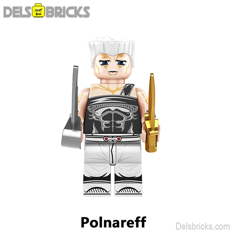 Polnareff Jojo's Bizarre Adventure Anime Lego Minifigures custom toys