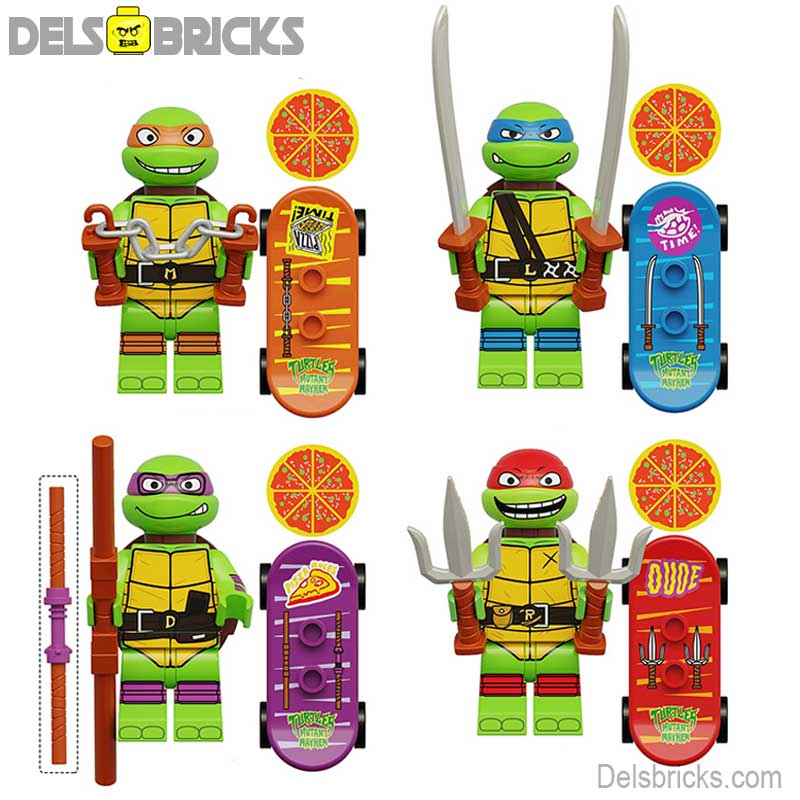 Teenage Mutant Ninja Turtles Mutant Mayhem NEW set of 4