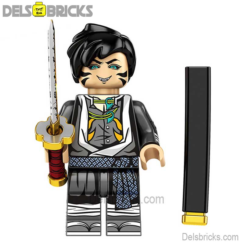 Kaigaku Demon Slayer Anime Lego Minifigures Custom Toys