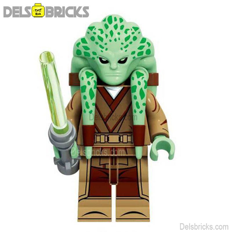 Kit Fisto Lego Star wars Minifigures custom Toys
