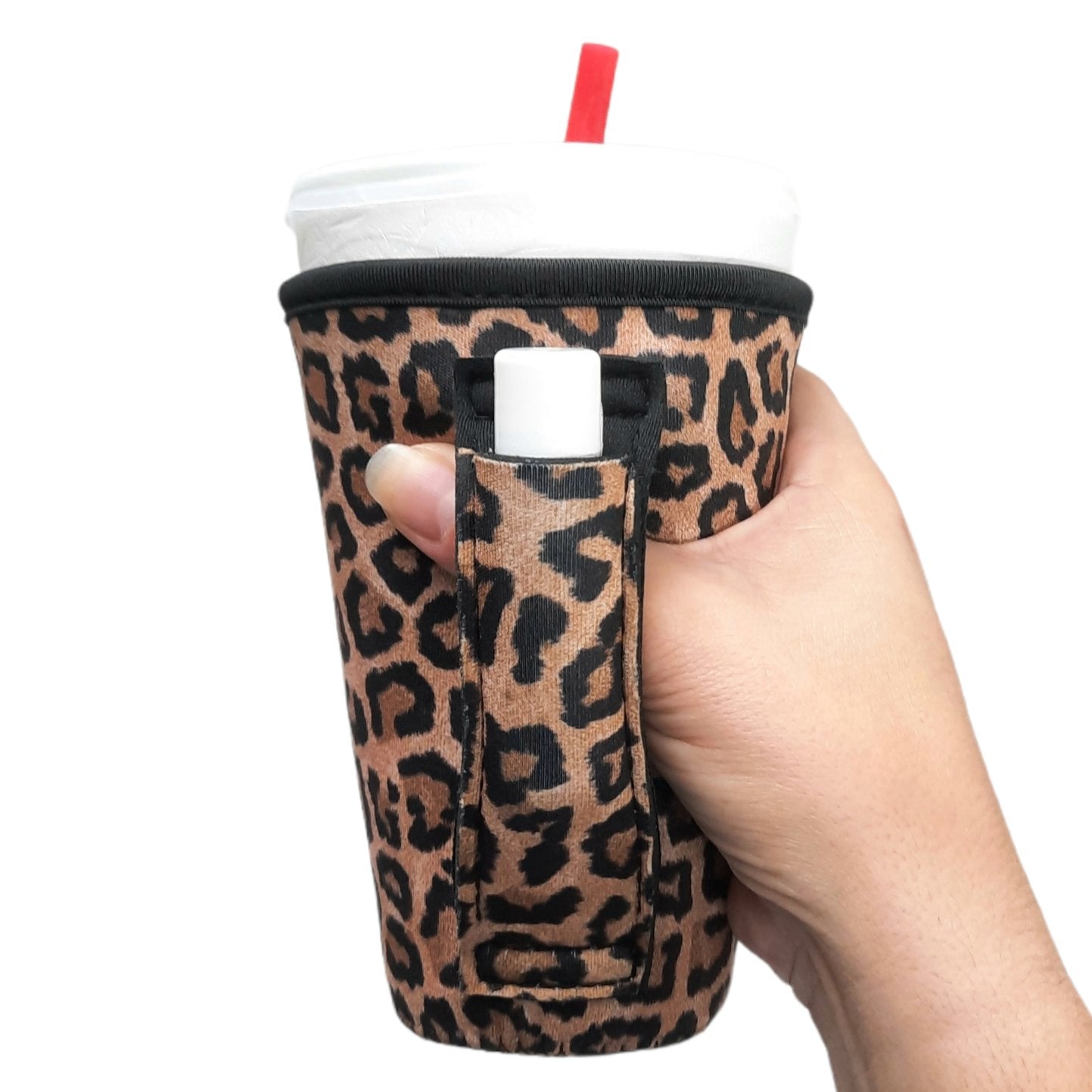 Leopard 16oz PINT Glass / Medium Fountain Drinks and Tumbler Handlers™