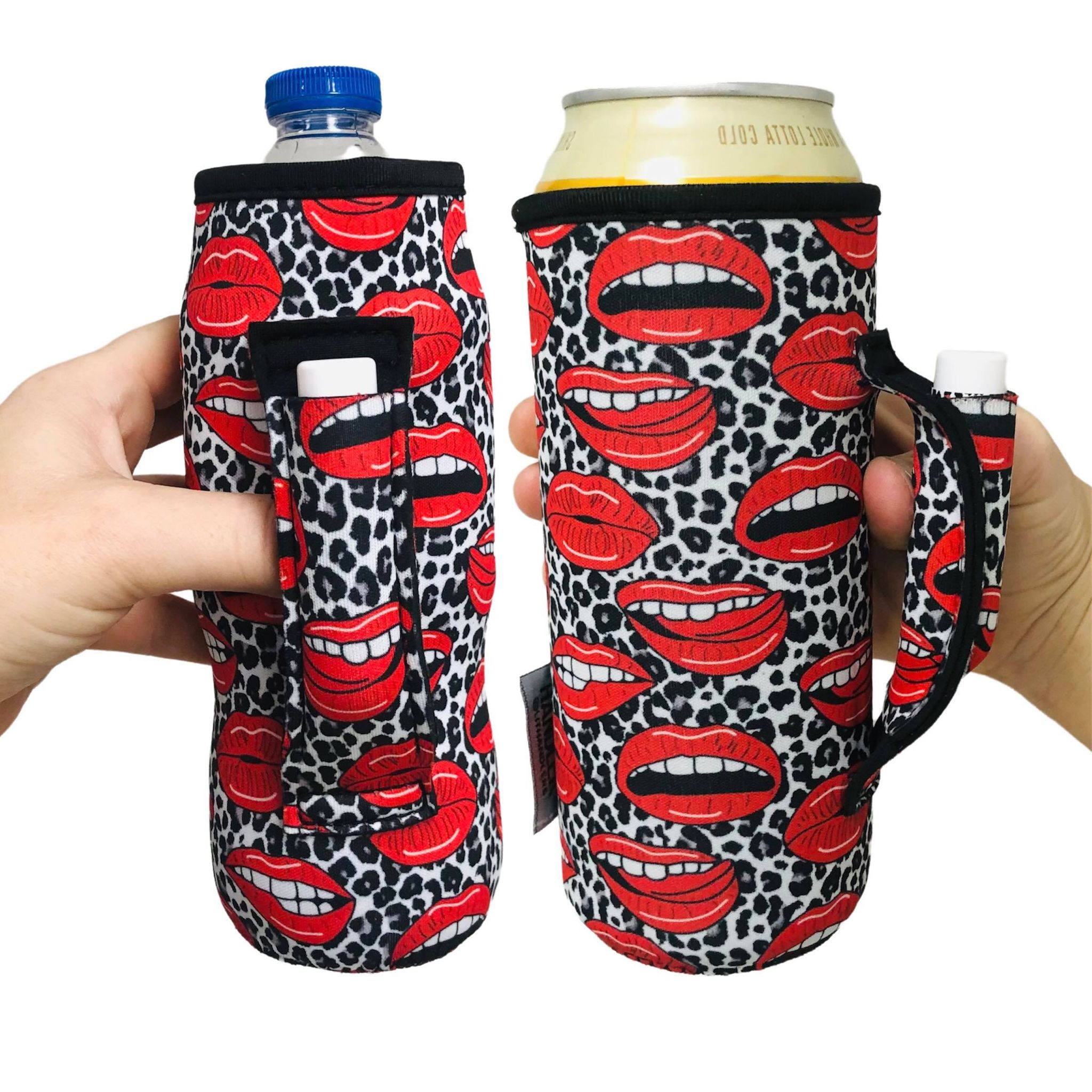 Leopard Lips 16-24oz Water Bottle Handler™