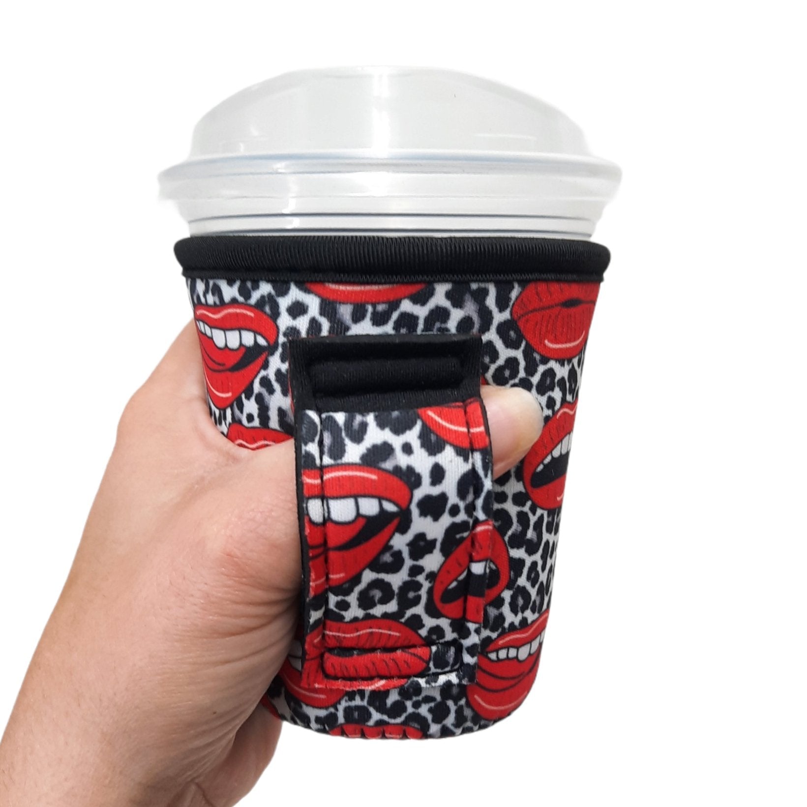 Leopard Lips Small & Medium Coffee Handler™