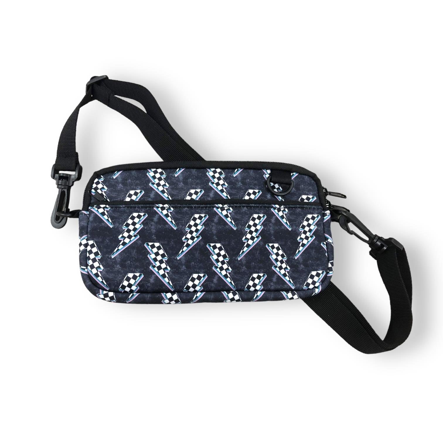 Lightning Bolts Cross Body Purse