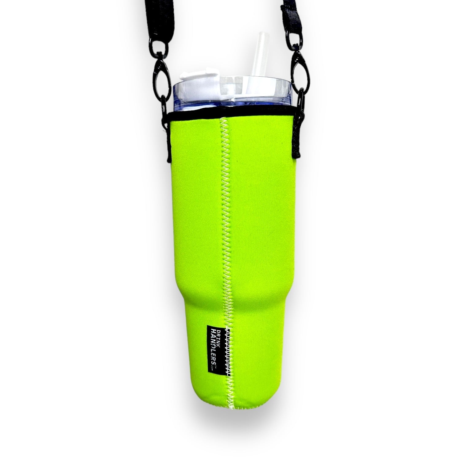 Lime Green 40oz Tumbler With Handle Sleeve