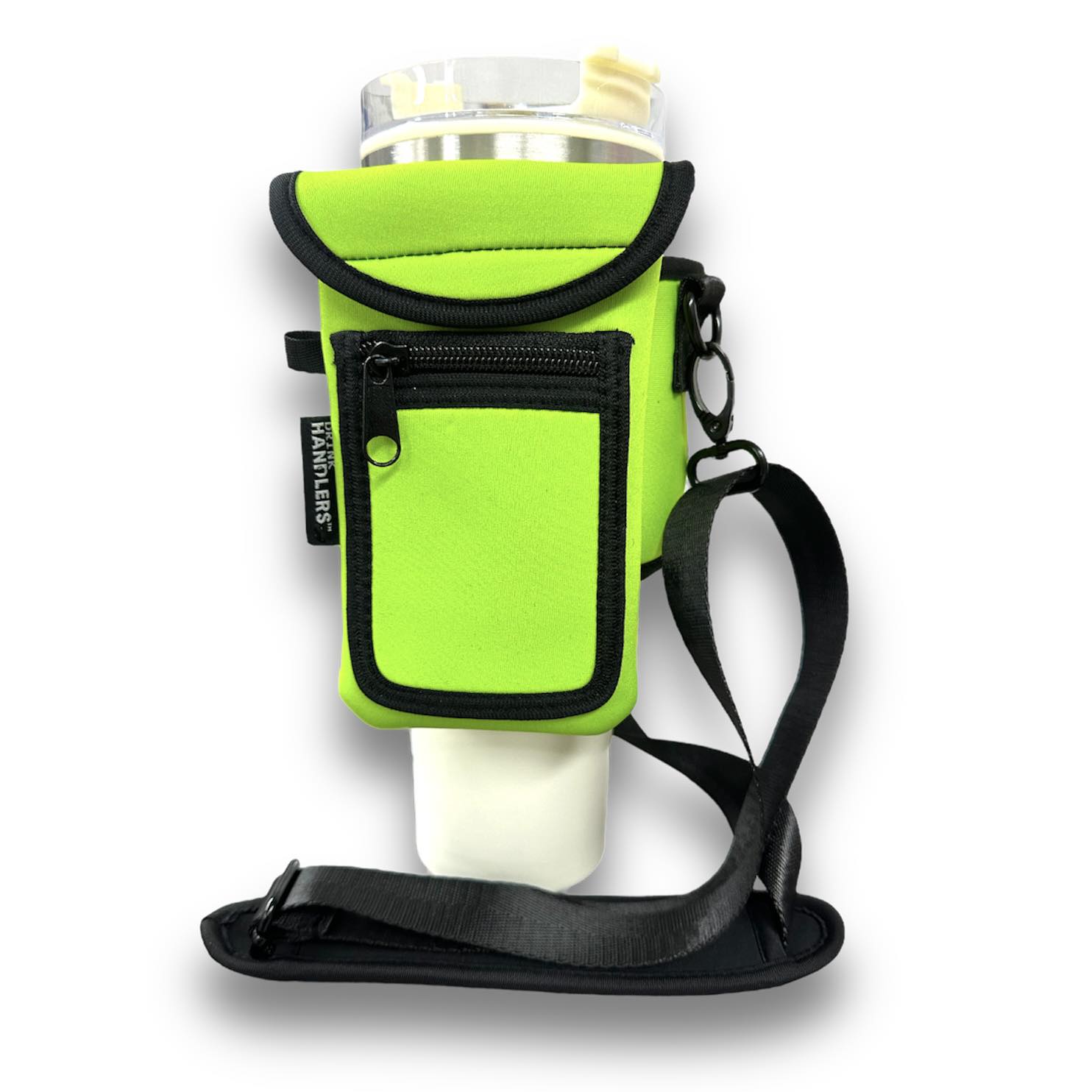 Lime Green Wrap Around Drink Pocket