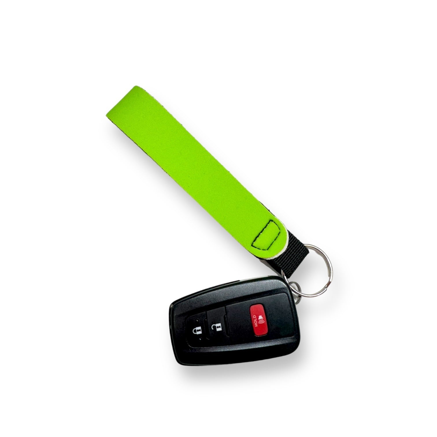 Lime Green Wristlet Keychain