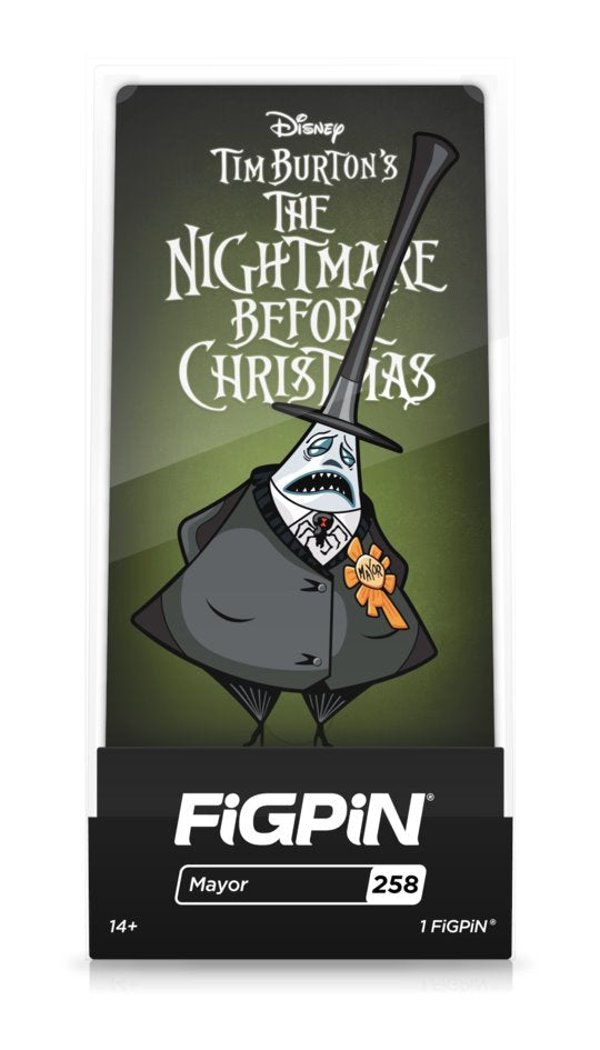 LIMITED EDITION FiGPiN EXCLUSIVE Classic Mayor (258) Property: The Nightmare Before Christmas [WM]