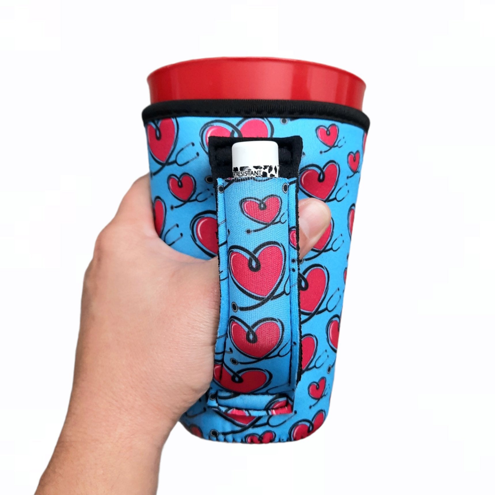 Love A Nurse 16oz PINT Glass / Medium Fountain Drinks and Tumbler Handlers™