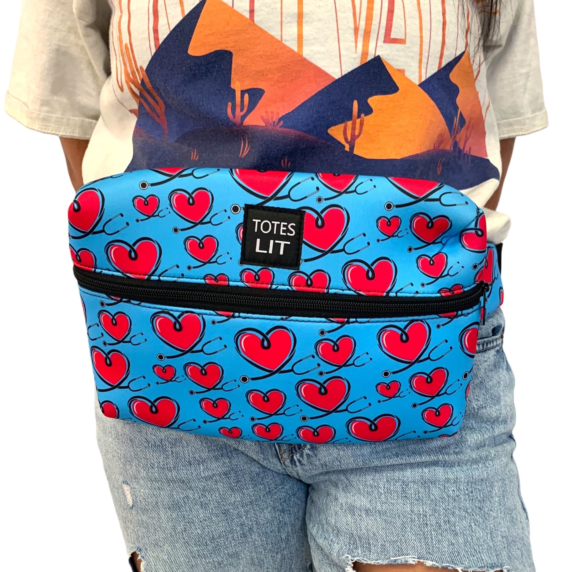 Love A Nurse Fanny Packin' Tote