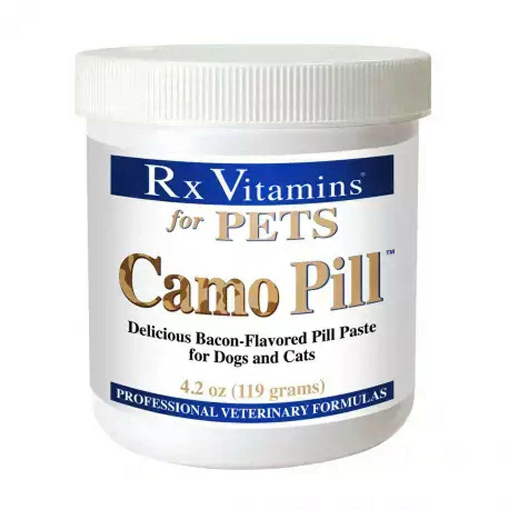 Rx Vitamins Camo Pill Bacon-Flavored Pill Paste for Dogs and Cats(4.2 oz)