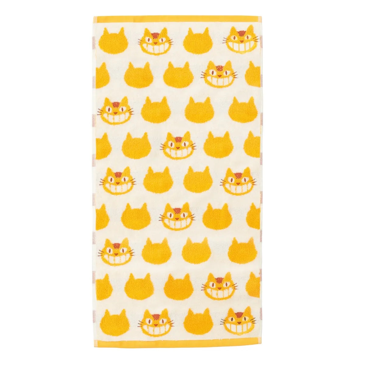 My Neighbor Totoro Catbus Big Bath Towel Yellow and White