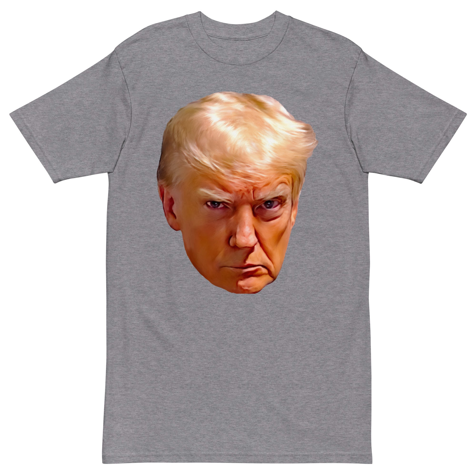 Trump Mugshot Ultra Men’s Premium Heavyweight T-Shirt