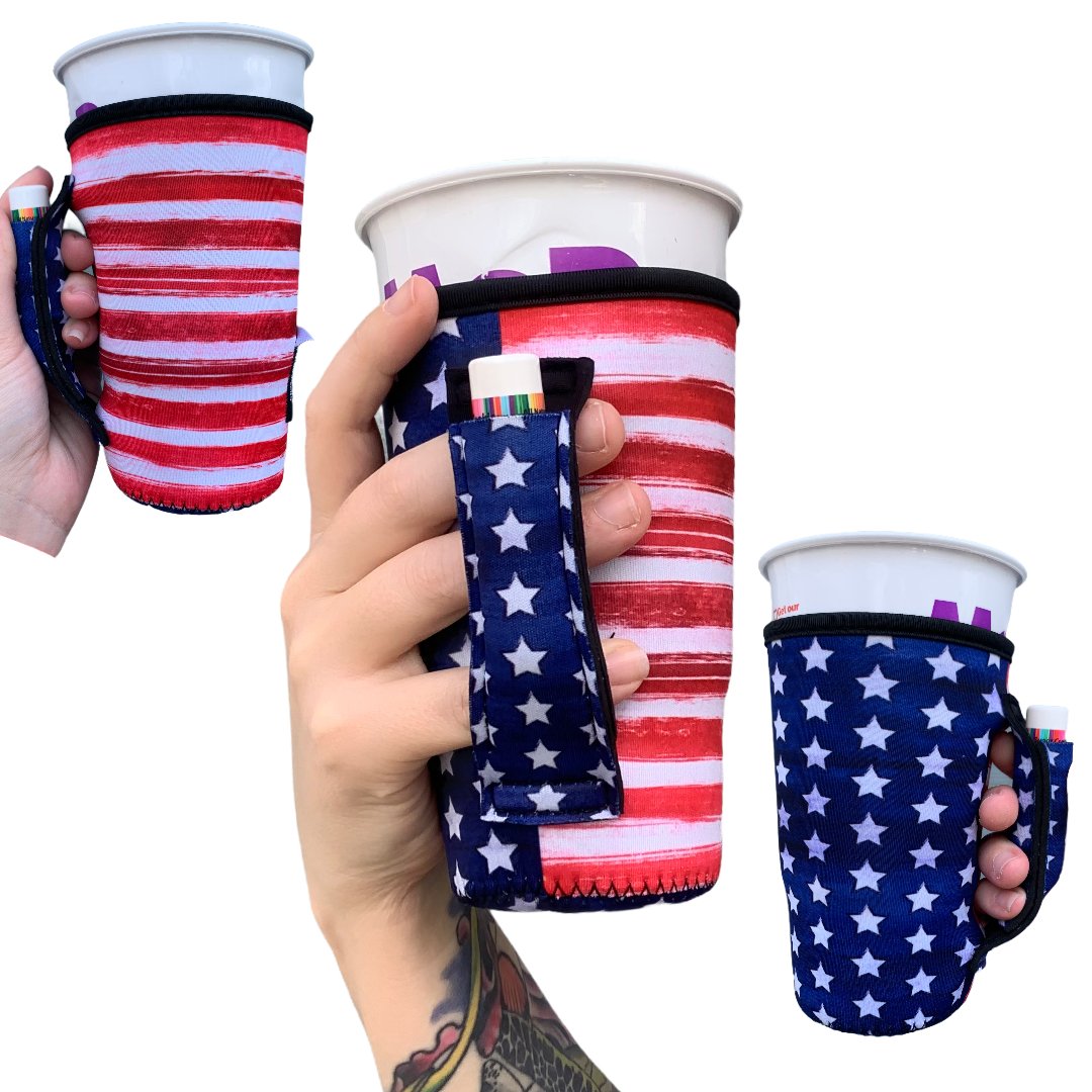 Merica 20oz Large Coffee / Tea / Tumbler Handler™