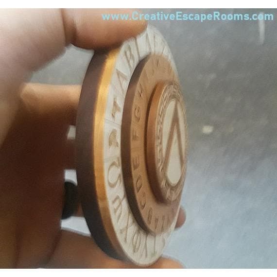 Mini Spartan Cipher Wheel for Escape Rooms