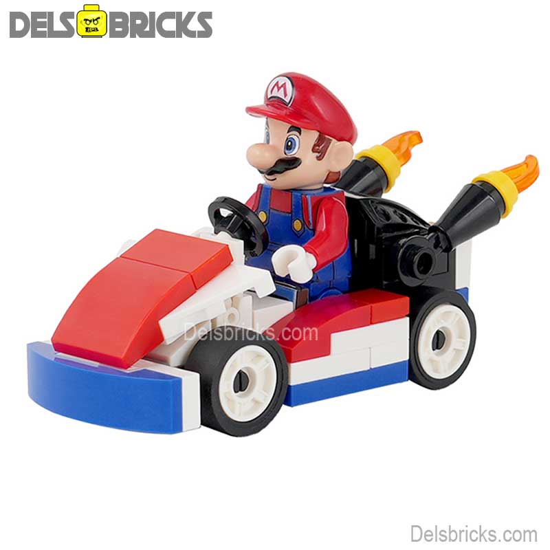 Mario Kart Super Mario Brothers Lego Minifigures Custom Toys