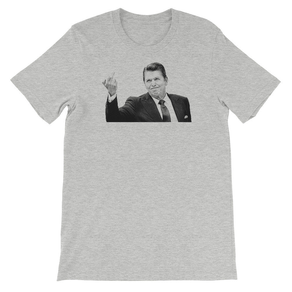 Reagan Flipping The Bird Graphic Tee