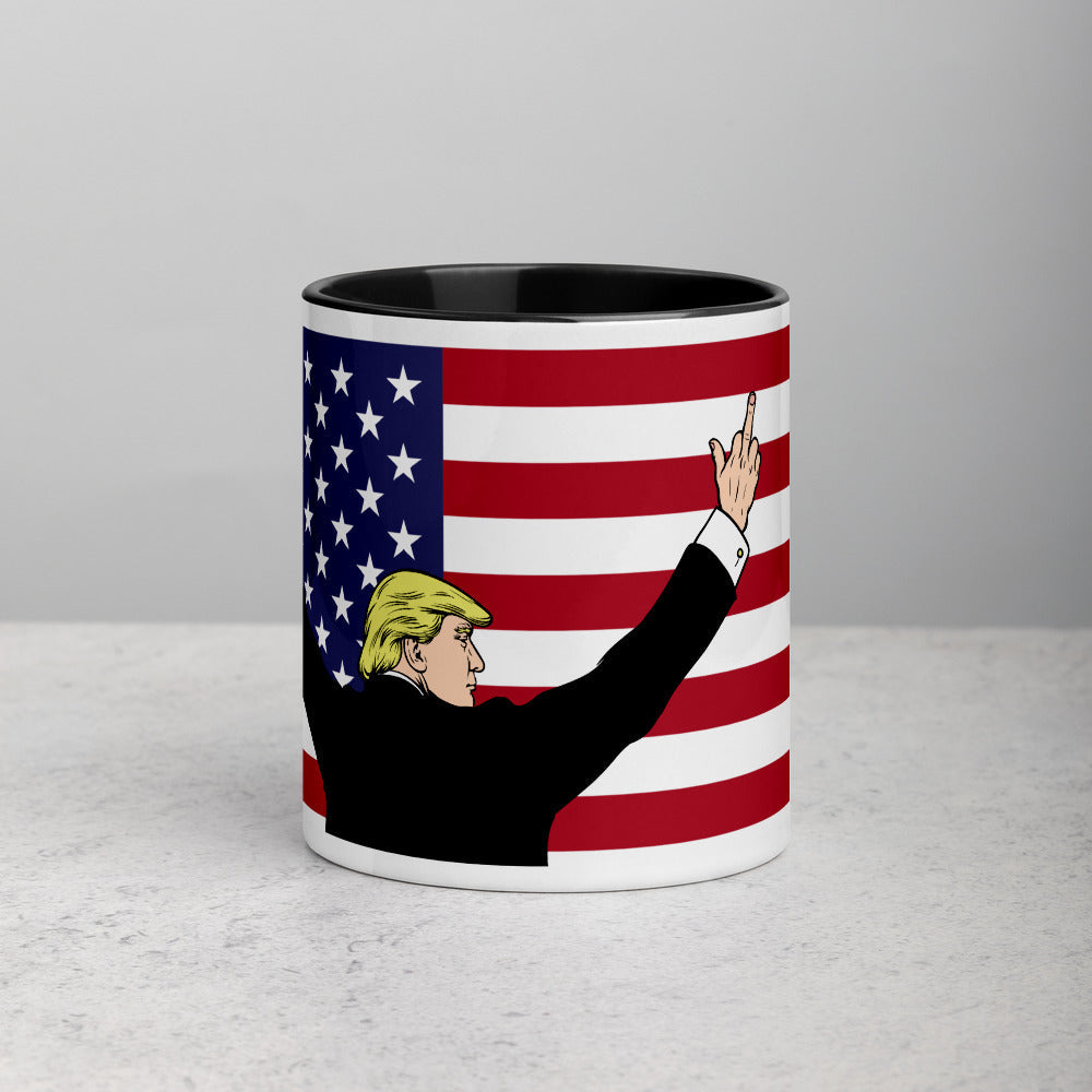 Trump Salute Color Mug