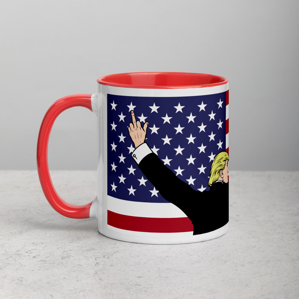 Trump Salute Color Mug